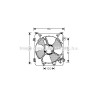 Ventilateur (refroidissement moteur) AVA QUALITY COOLING