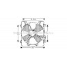 Ventilateur (refroidissement moteur) AVA QUALITY COOLING
