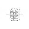Ventilateur (refroidissement moteur) AVA QUALITY COOLING
