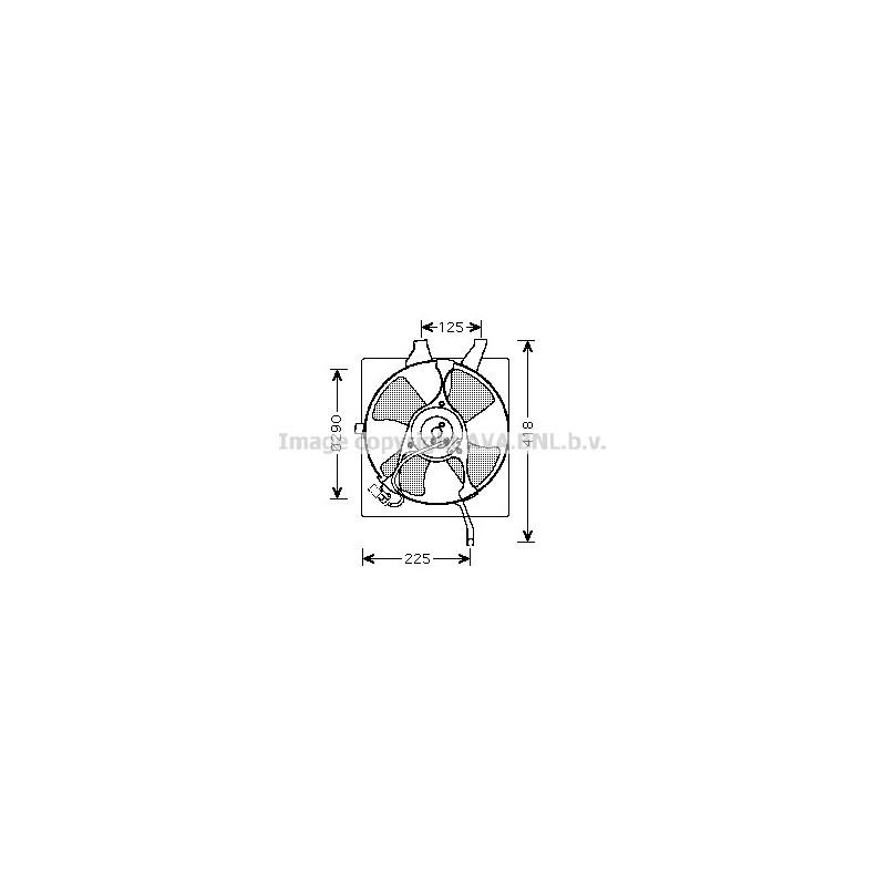 Ventilateur (refroidissement moteur) AVA QUALITY COOLING
