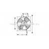 Ventilateur (refroidissement moteur) AVA QUALITY COOLING