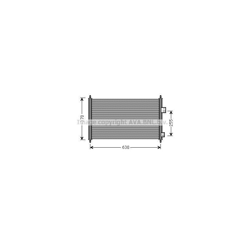 Condenseur de climatisation AVA QUALITY COOLING