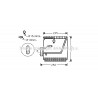 Evaporateur de climatisation AVA QUALITY COOLING