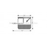 Evaporateur de climatisation AVA QUALITY COOLING