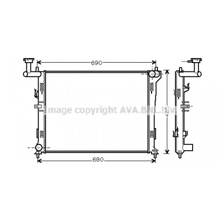 Radiateur AVA QUALITY COOLING