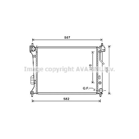 Radiateur AVA QUALITY COOLING