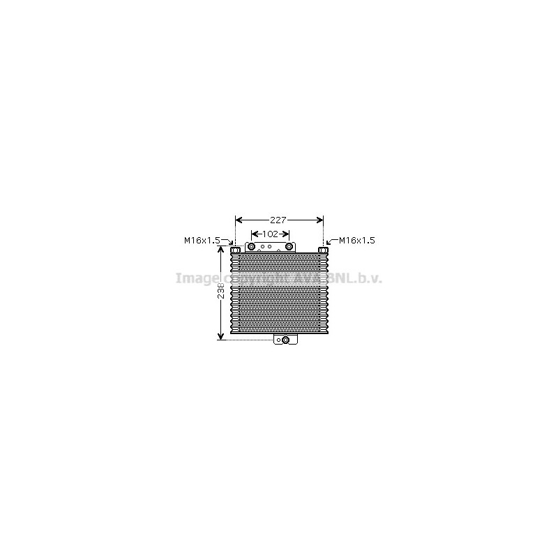Radiateur d'huile de boite de vitesse automatique AVA QUALITY COOLING