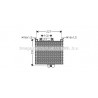 Radiateur d'huile de boite de vitesse automatique AVA QUALITY COOLING
