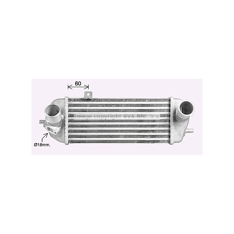 Intercooler (échangeur d'air) AVA QUALITY COOLING