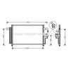 Condenseur de climatisation AVA QUALITY COOLING