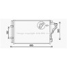Condenseur de climatisation AVA QUALITY COOLING