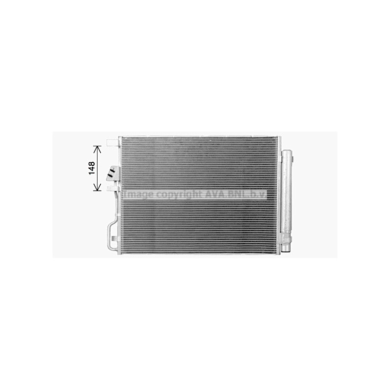 Condenseur de climatisation AVA QUALITY COOLING