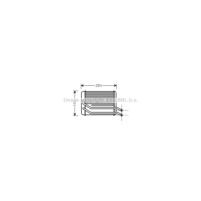 Radiateur de chauffage AVA QUALITY COOLING