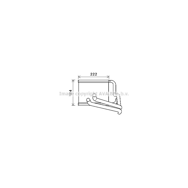 Radiateur de chauffage AVA QUALITY COOLING