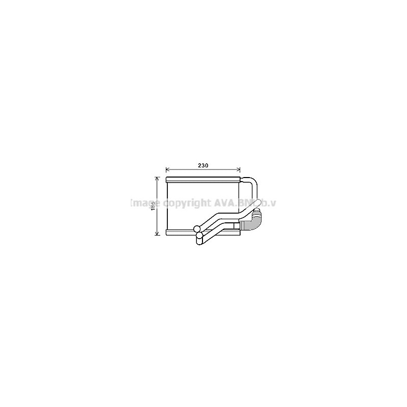 Radiateur de chauffage AVA QUALITY COOLING