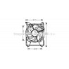 Ventilateur (refroidissement moteur) AVA QUALITY COOLING