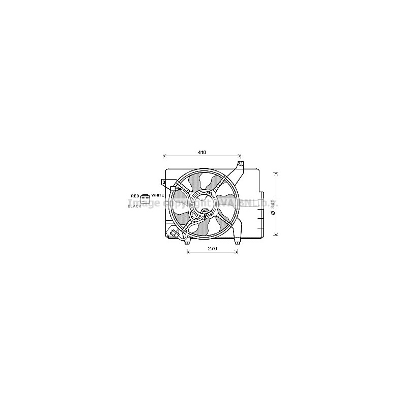 Ventilateur (refroidissement moteur) AVA QUALITY COOLING