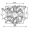 Ventilateur (refroidissement moteur) AVA QUALITY COOLING