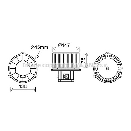 Moteur électrique (pulseur...