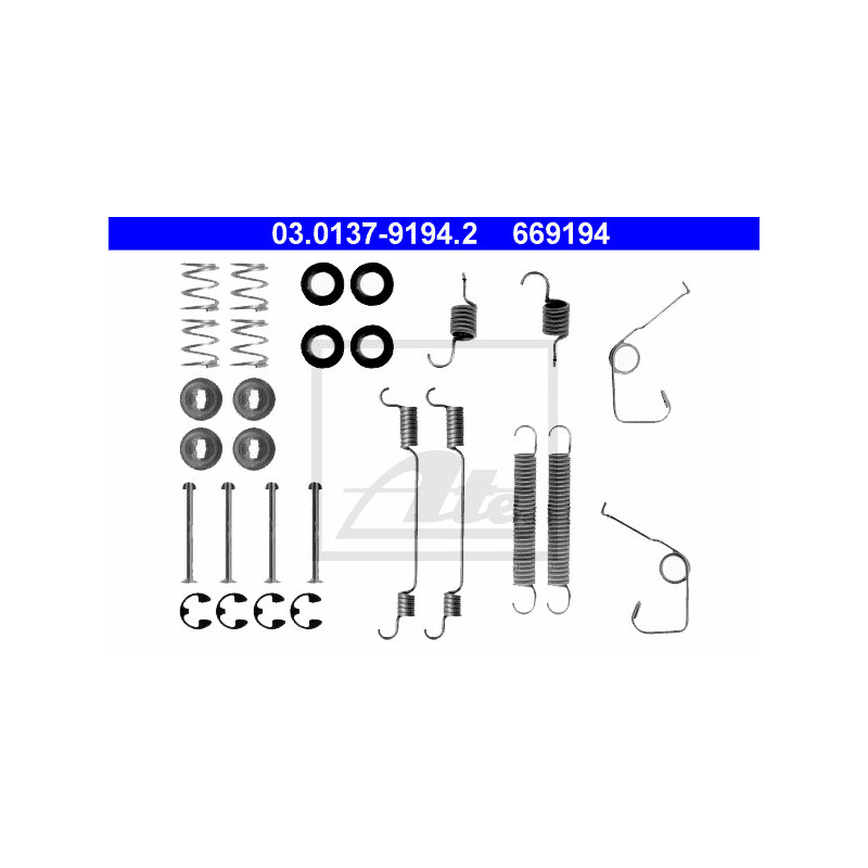 Kit d'accessoires (mâchoire de frein) ATE