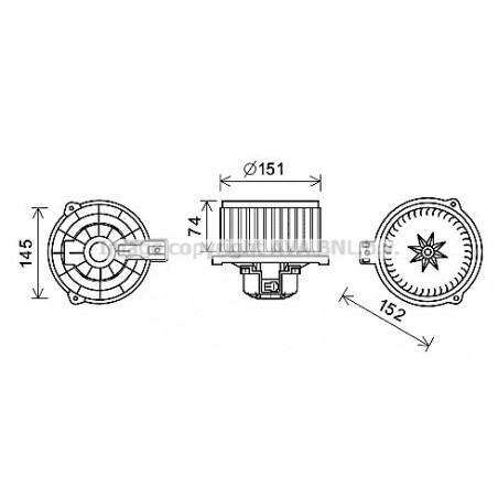 Moteur électrique (pulseur...
