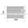 Radiateur de chauffage AVA QUALITY COOLING