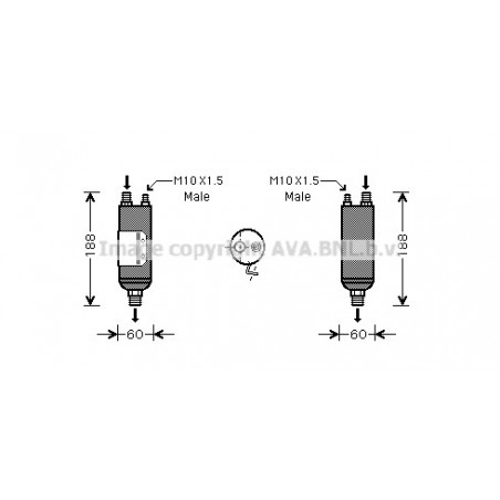 Bouteille déshydratante AVA...