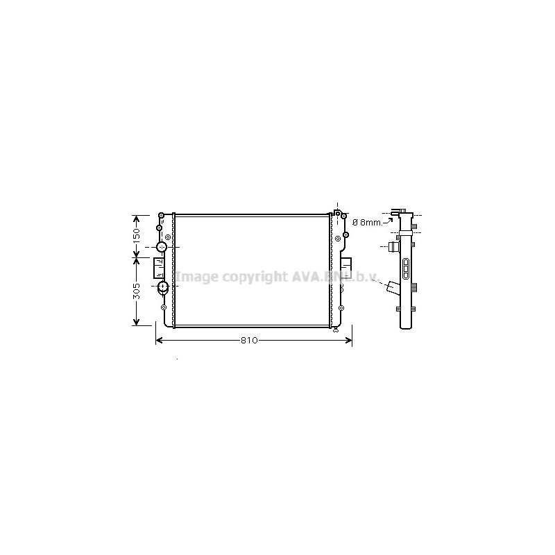 Radiateur AVA QUALITY COOLING