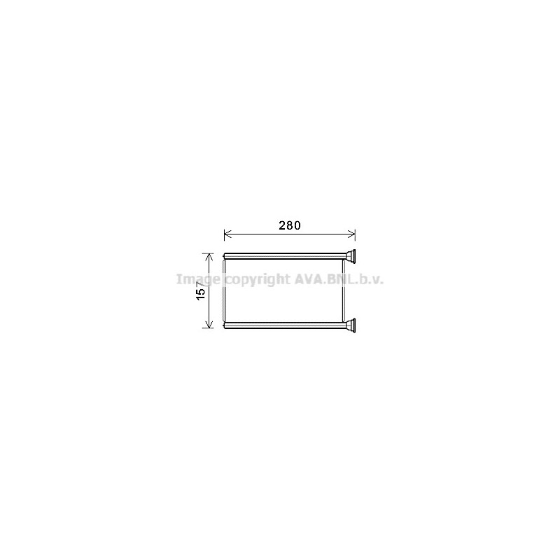 Radiateur de chauffage AVA QUALITY COOLING