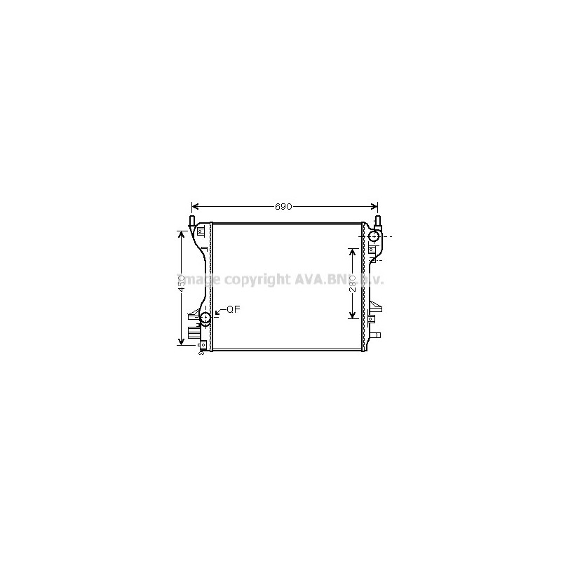 Radiateur AVA QUALITY COOLING