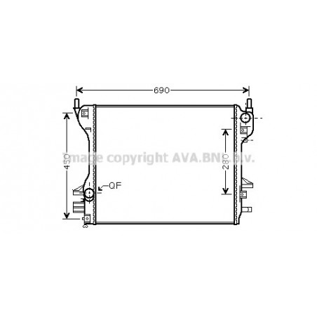 Radiateur AVA QUALITY COOLING