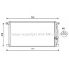 Condenseur de climatisation AVA QUALITY COOLING