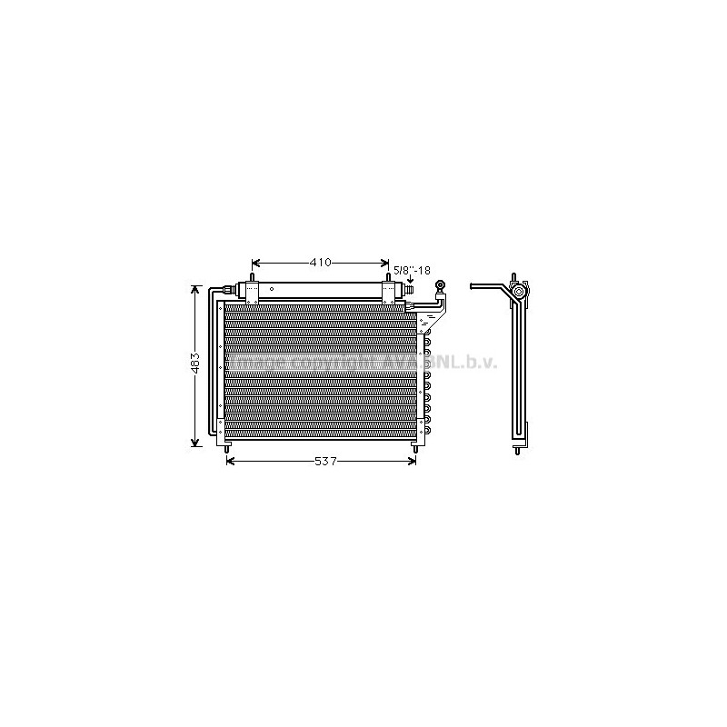 Condenseur de climatisation AVA QUALITY COOLING