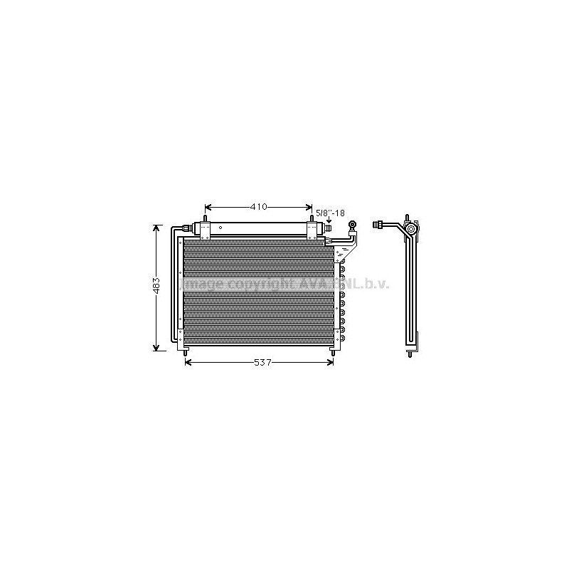 Condenseur de climatisation AVA QUALITY COOLING