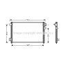 Condenseur de climatisation AVA QUALITY COOLING