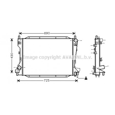 Radiateur AVA QUALITY COOLING