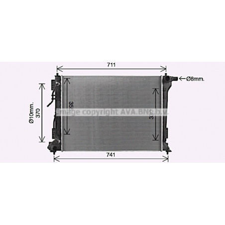 Radiateur AVA QUALITY COOLING
