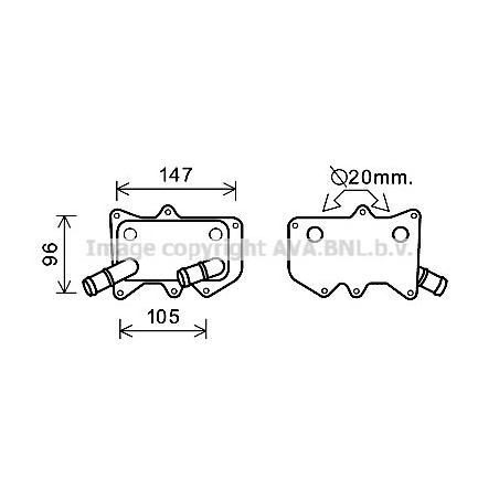 Radiateur d'huile AVA...