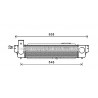 Intercooler (échangeur d'air) AVA QUALITY COOLING