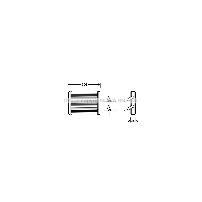 Radiateur de chauffage AVA QUALITY COOLING