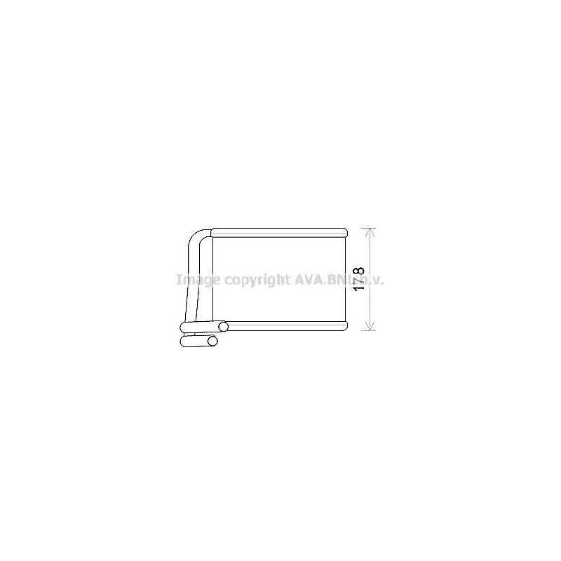 Radiateur de chauffage AVA QUALITY COOLING
