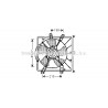 Ventilateur (refroidissement moteur) AVA QUALITY COOLING