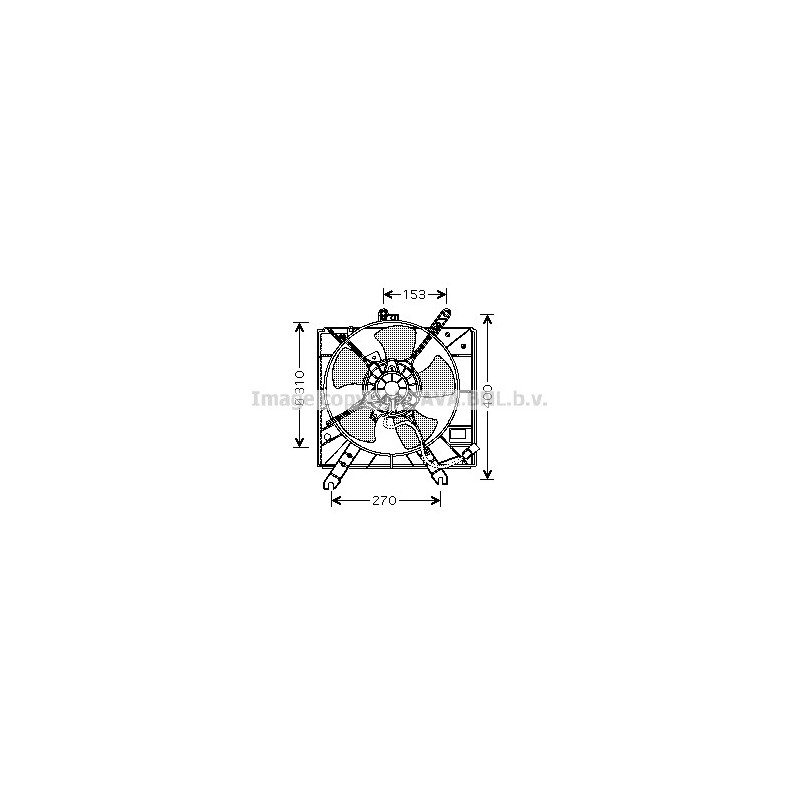 Ventilateur (refroidissement moteur) AVA QUALITY COOLING