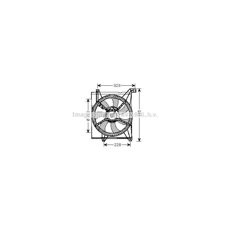 Ventilateur (refroidissement moteur) AVA QUALITY COOLING