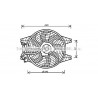 Ventilateur (refroidissement moteur) AVA QUALITY COOLING