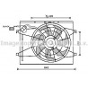 Ventilateur (refroidissement moteur) AVA QUALITY COOLING
