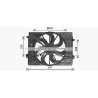 Ventilateur (refroidissement moteur) AVA QUALITY COOLING