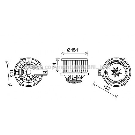 Moteur électrique (pulseur...