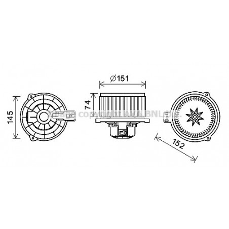 Moteur électrique (pulseur...