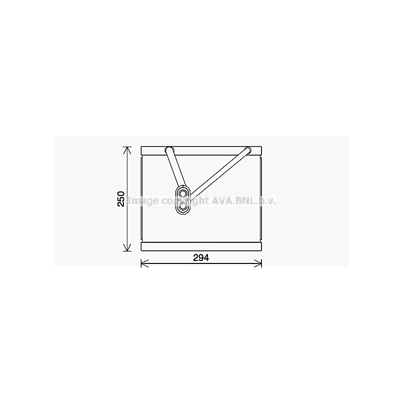 Evaporateur de climatisation AVA QUALITY COOLING